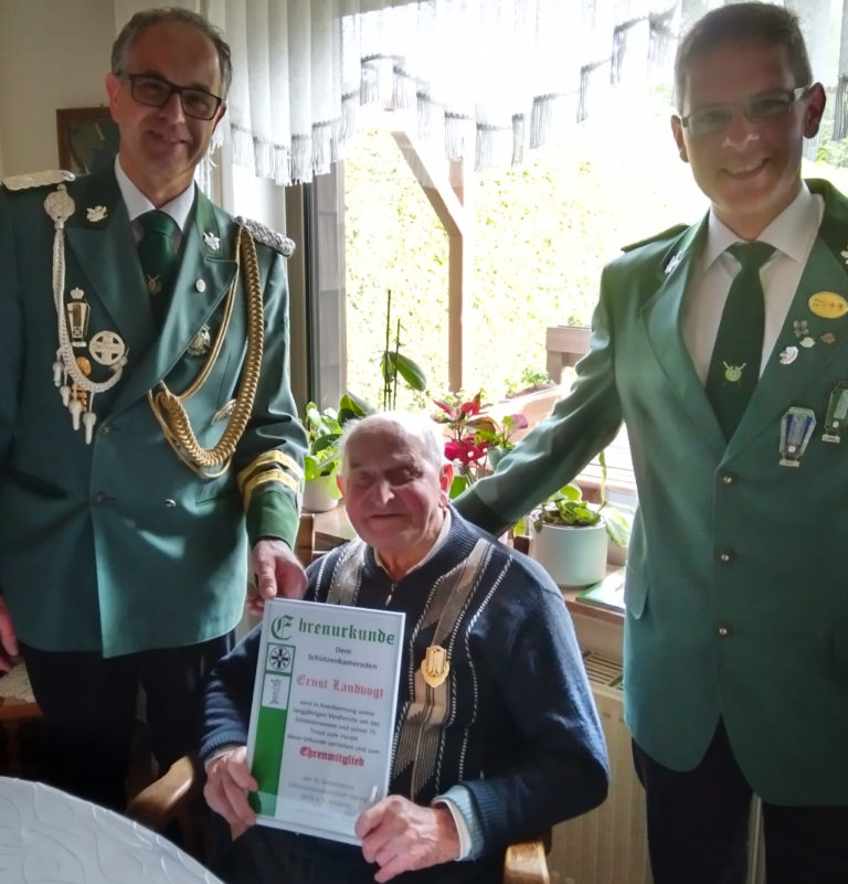 60 Jahre Mitgliedschaft ErnstLandvogt